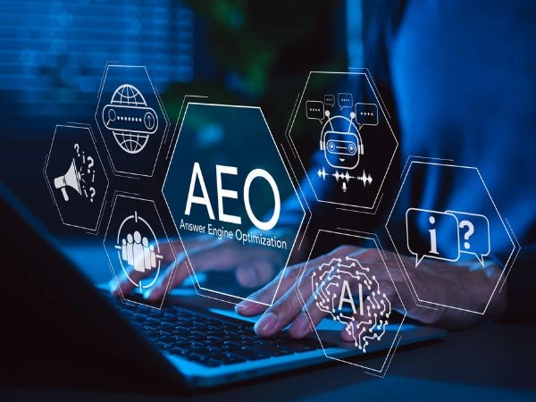 AEO, Answer Engine Optimization, ottimizza i contenuti per rispondere in modo chiaro alle domande degli utenti. AEO, Answer Engine Optimization, ottimizza i contenuti per rispondere in modo chiaro alle domande degli utenti.